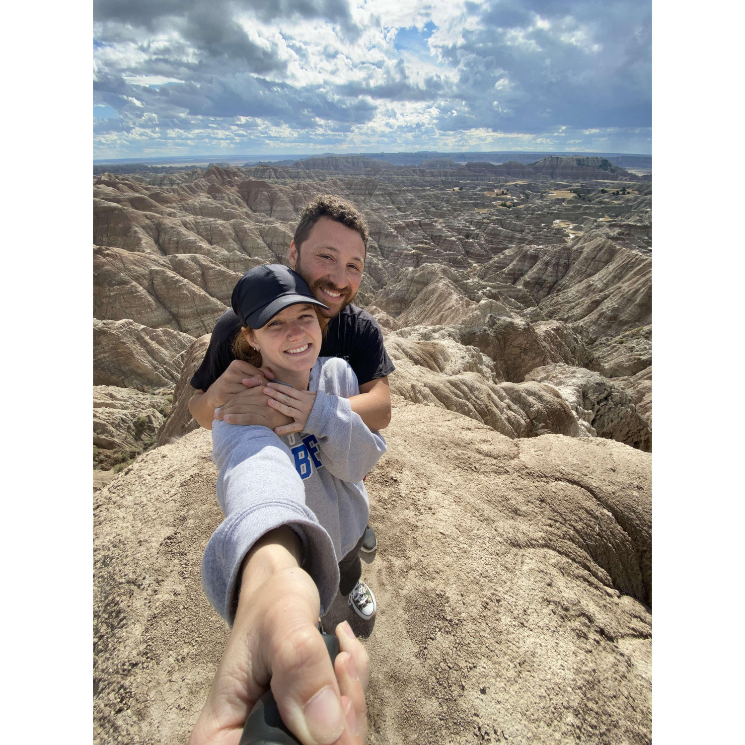 Checking out Badlands National Park, SD.
