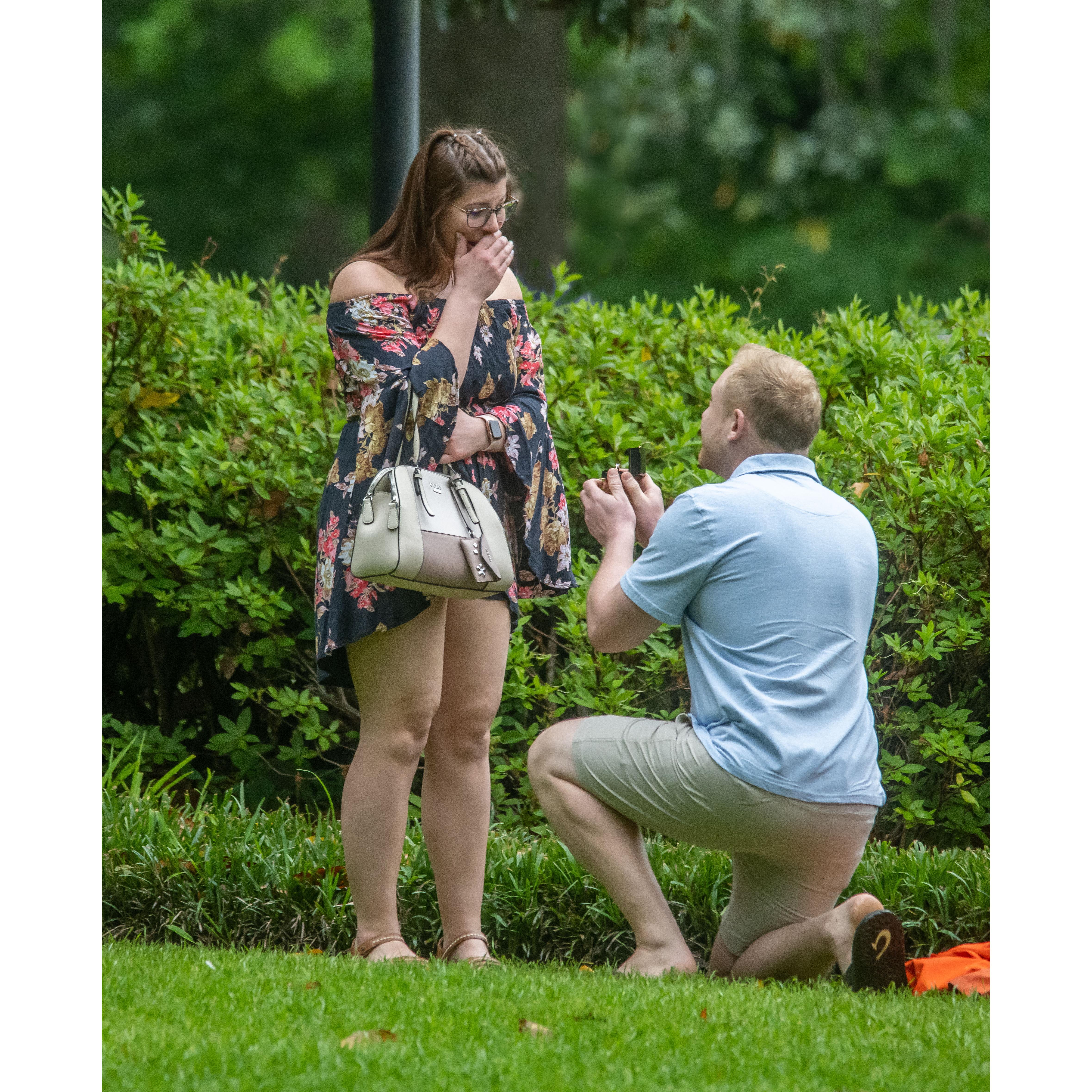 When Michelle said "Yes!"