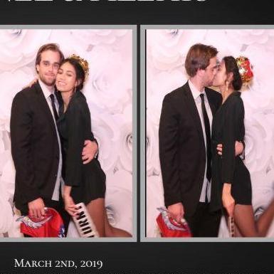 Our first wedding together