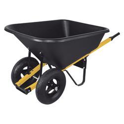 Truper® Poly 2-Wheel Wheelbarrow with Steel Handle - 8 cu.ft. at Menards®