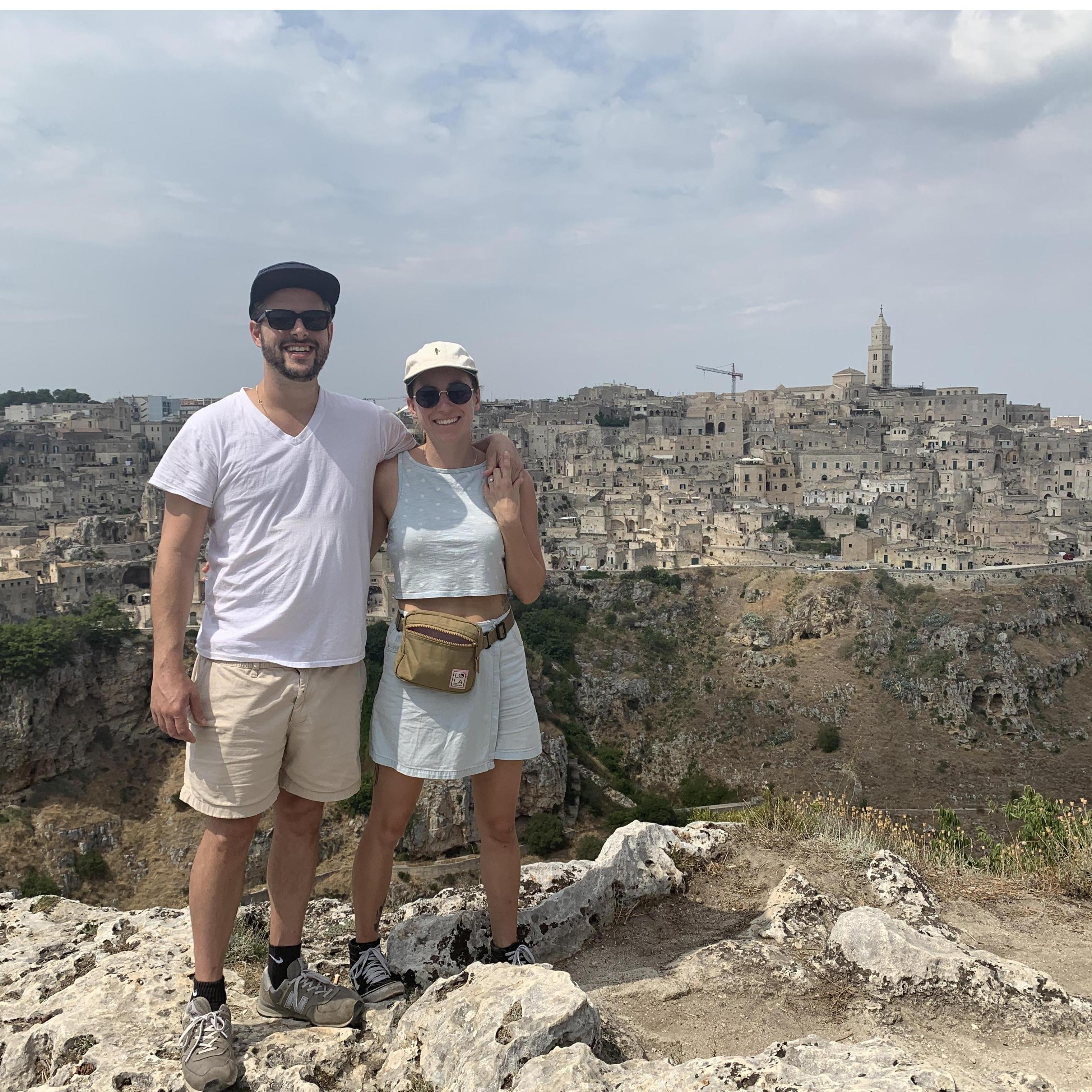 Adventuring through Southern Italy together, August 2019.