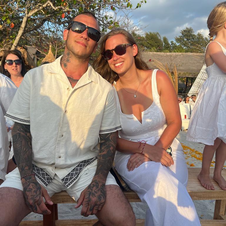 At our friend's wedding in Gili Trawangan, Indonesia