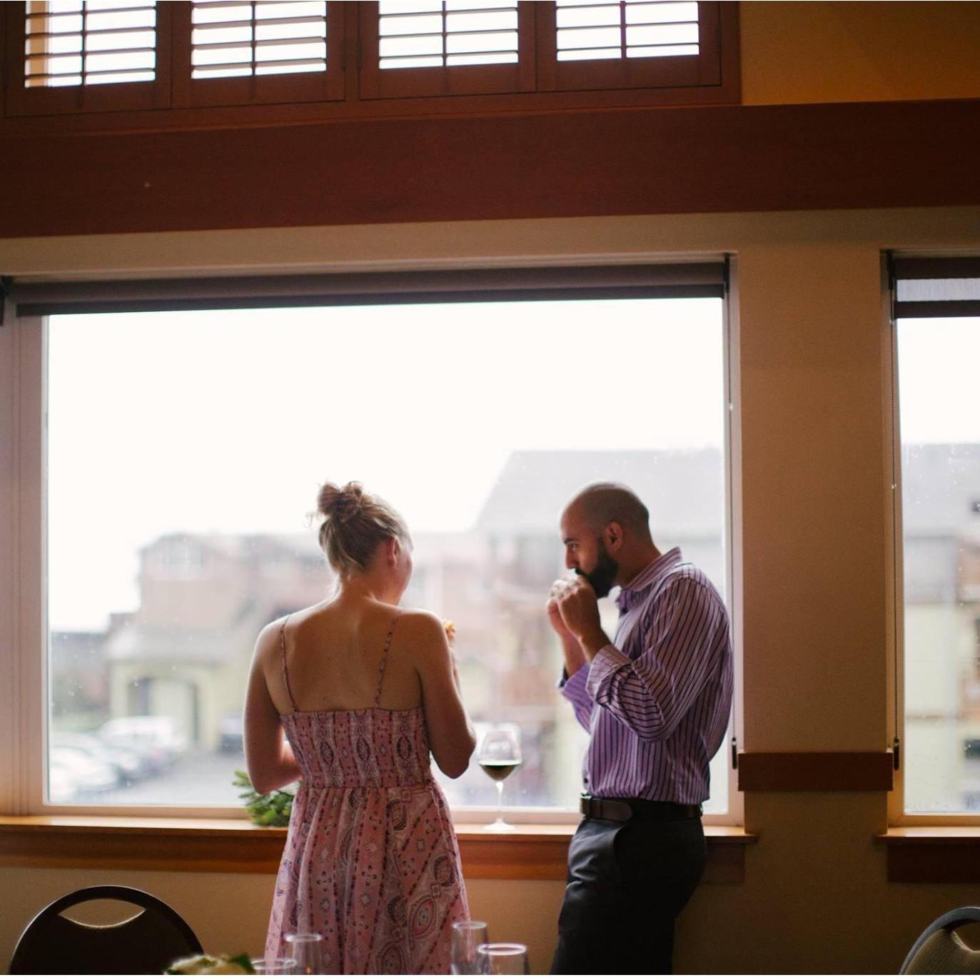 Our first wedding together in Cannon Beach, OR - October 2016