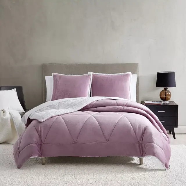 UGG® Avery 3-Piece Reversible King Comforter Set in Verbena