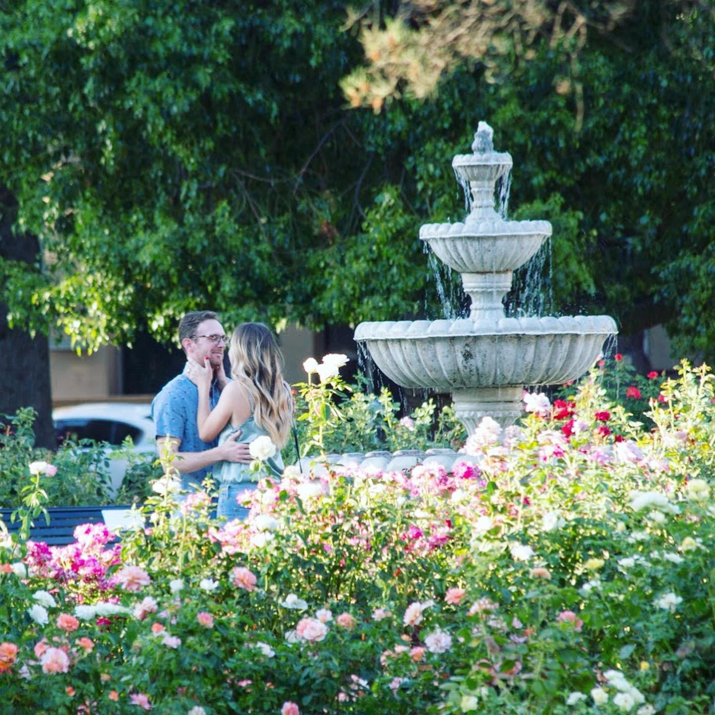 8/28/2019
Tyler had just pulled off a fantastic engagement surprise. He proposed at the Rose Garden in the Capitol, one of Grace's favorite Sacramento spots!
