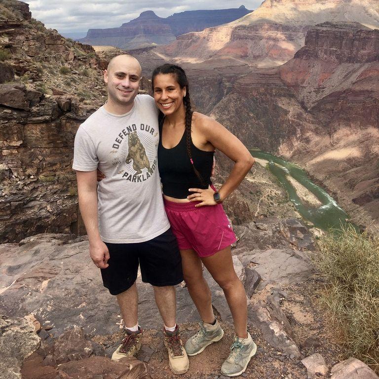 We hiked down Grand Canyon, across, and back up in one day on a whim! 20 miles and a $60 McDonald's bill later (it was the only food place open after the hike), we now have a memory of a lifetime!
