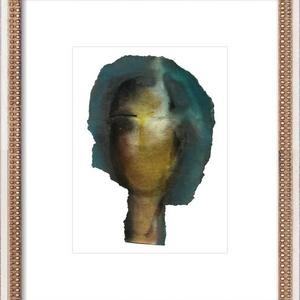Woman Head by Boriana Mihailovska on Artfully Walls