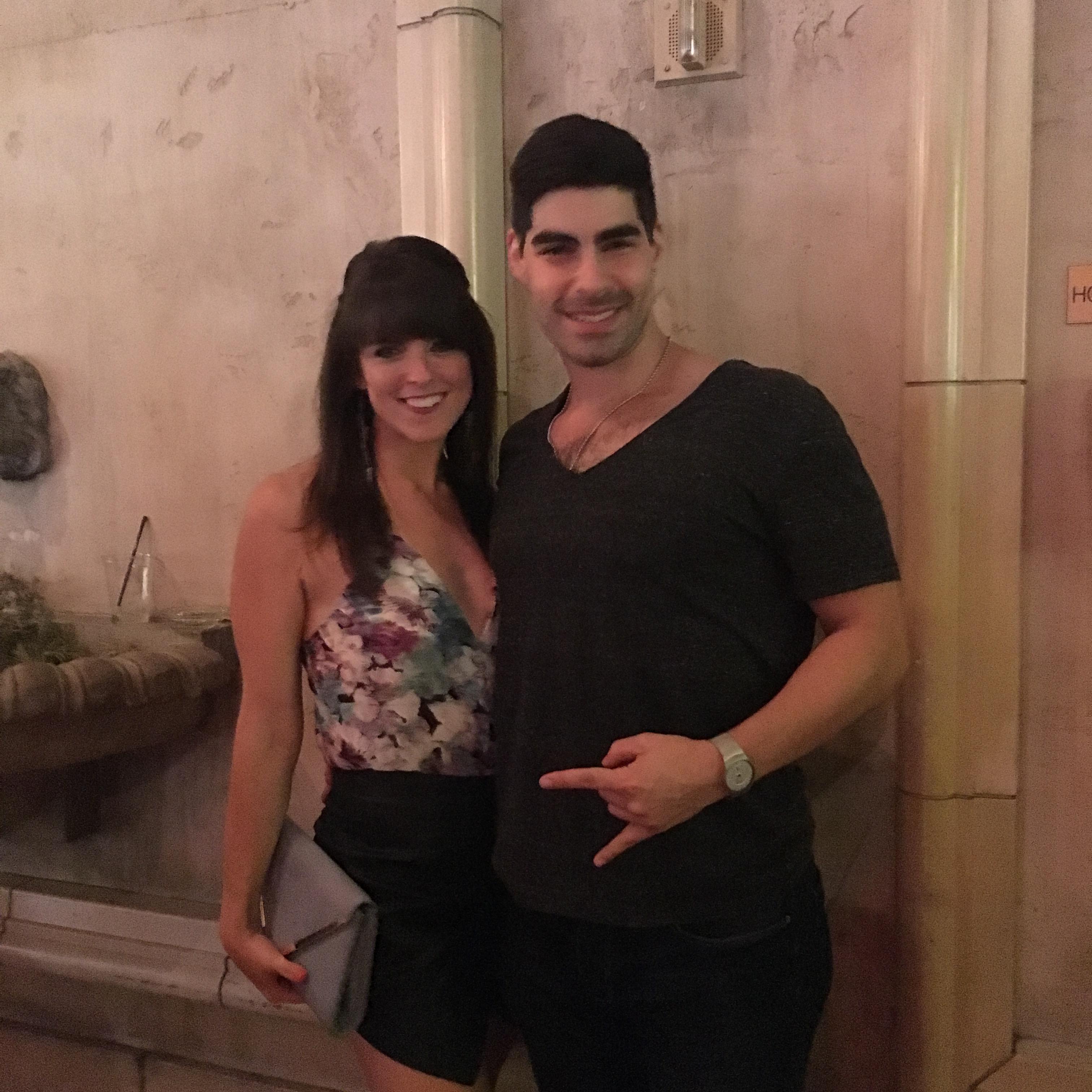 The Couple's first time in Vegas together, visiting Dru's former show: Rock of Ages!