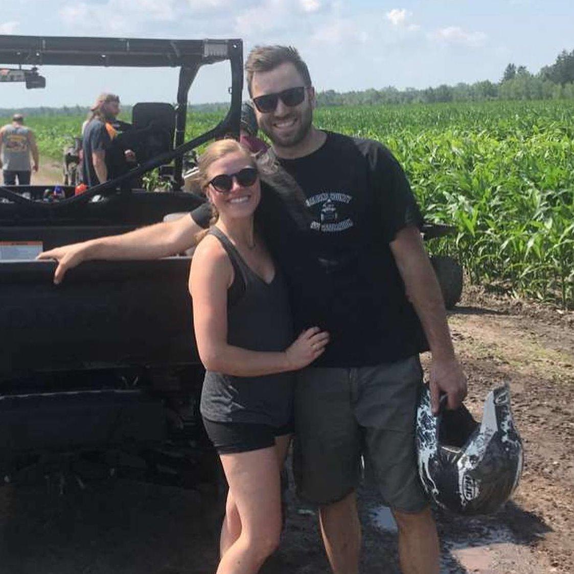 My first time riding with the ATV club.