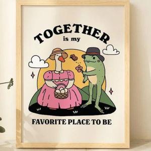 'My favorite place' Frog & Goose Print