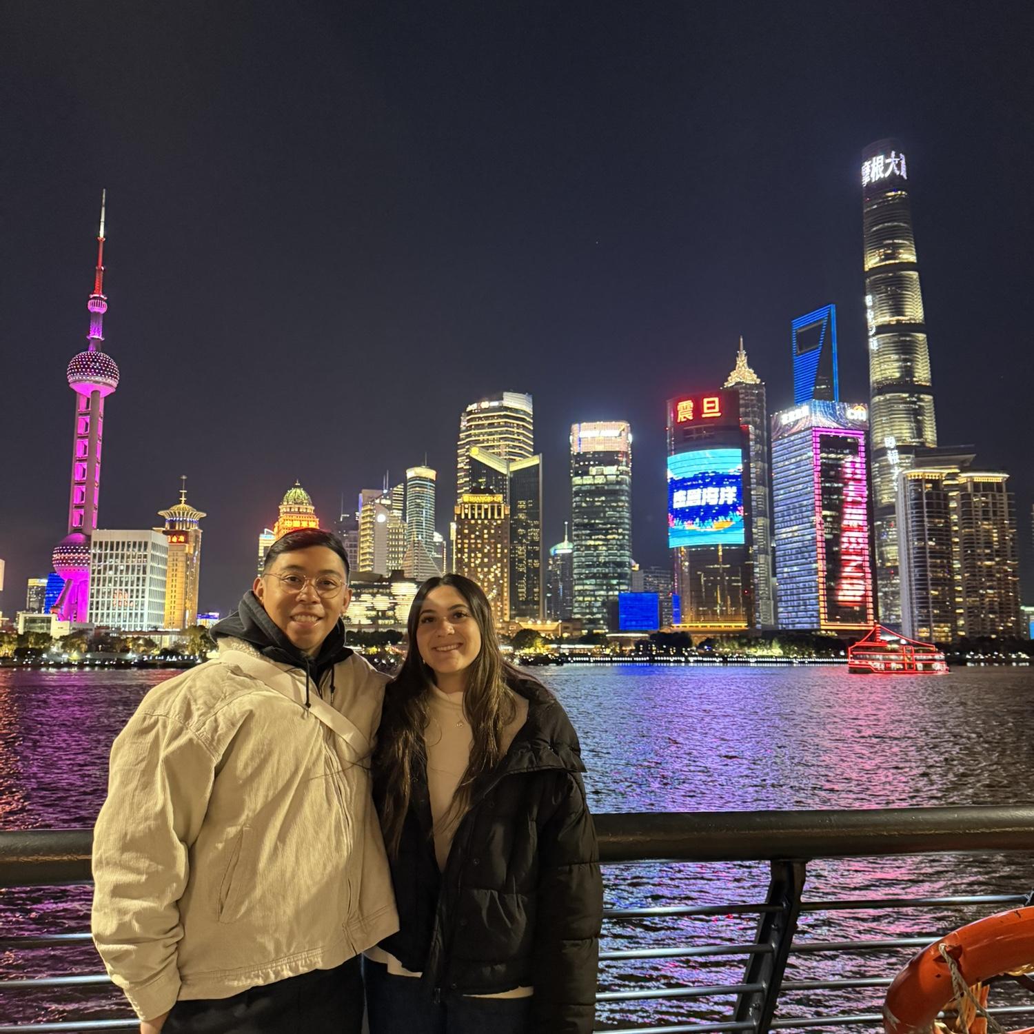 December 2024 - Visiting the Bund in Shanghai.