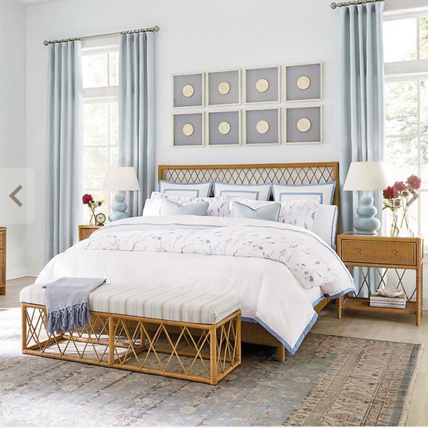 Suzanne Kasler Positano Bedding (cornflower blue)