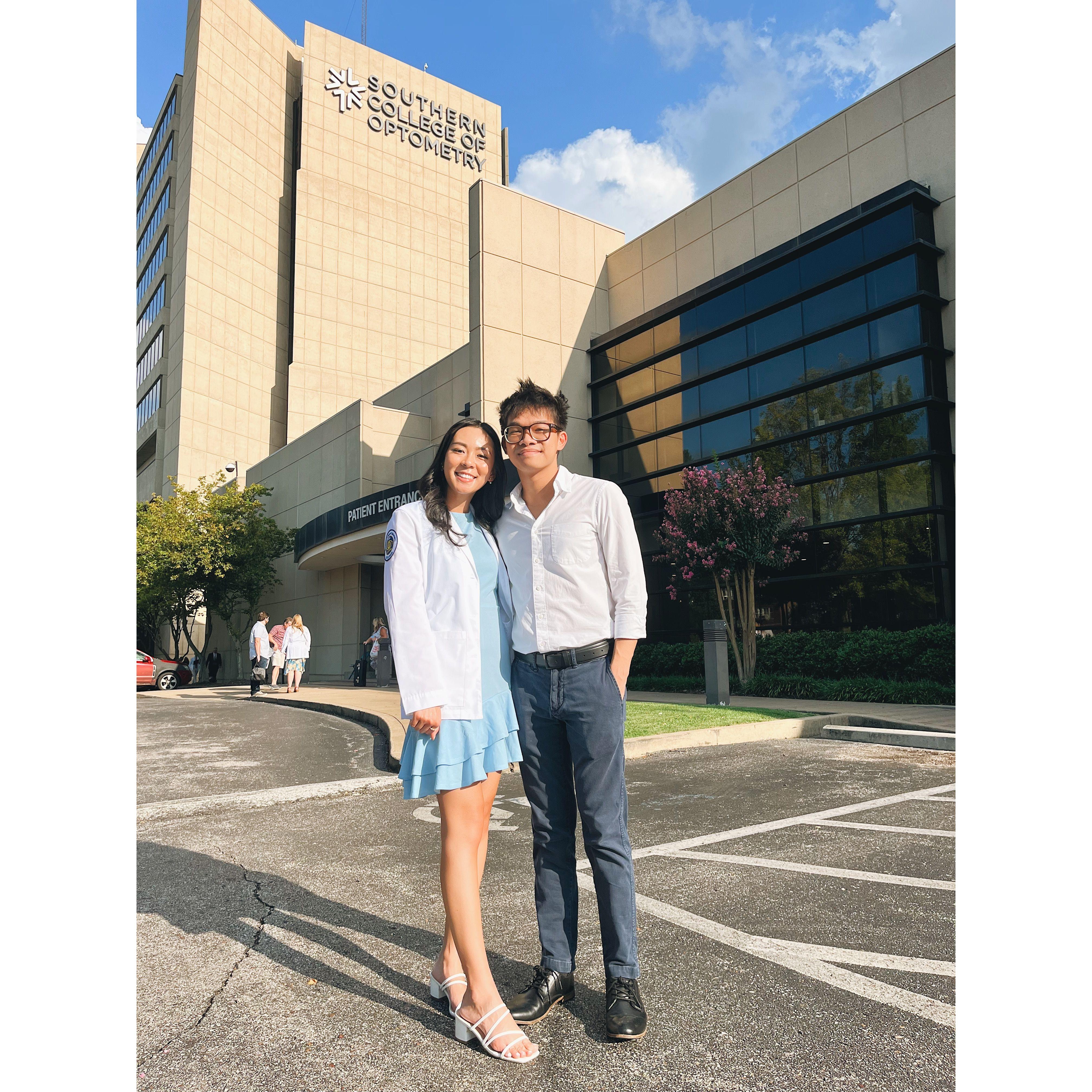 Helen's white coat ceremony at SCO!