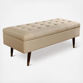 Roxie Rose Tufted Storage Bench