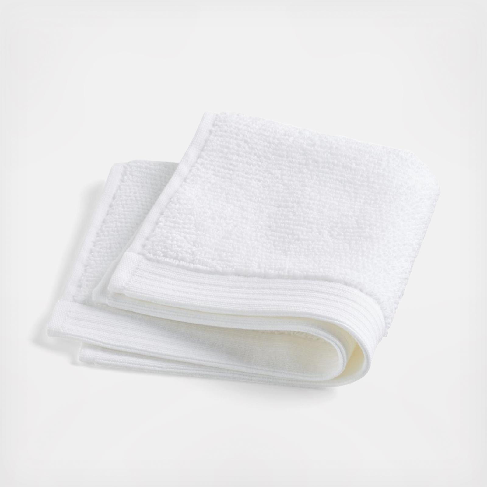 Bright White Antimicrobial Organic Cotton Bath Towels