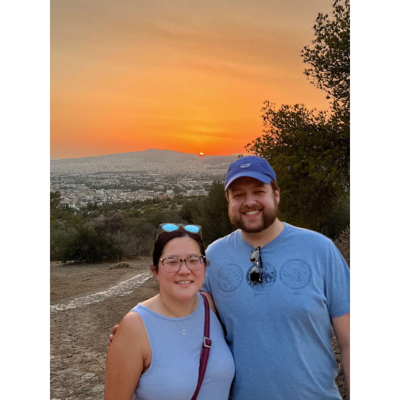 Sunset in Greece
