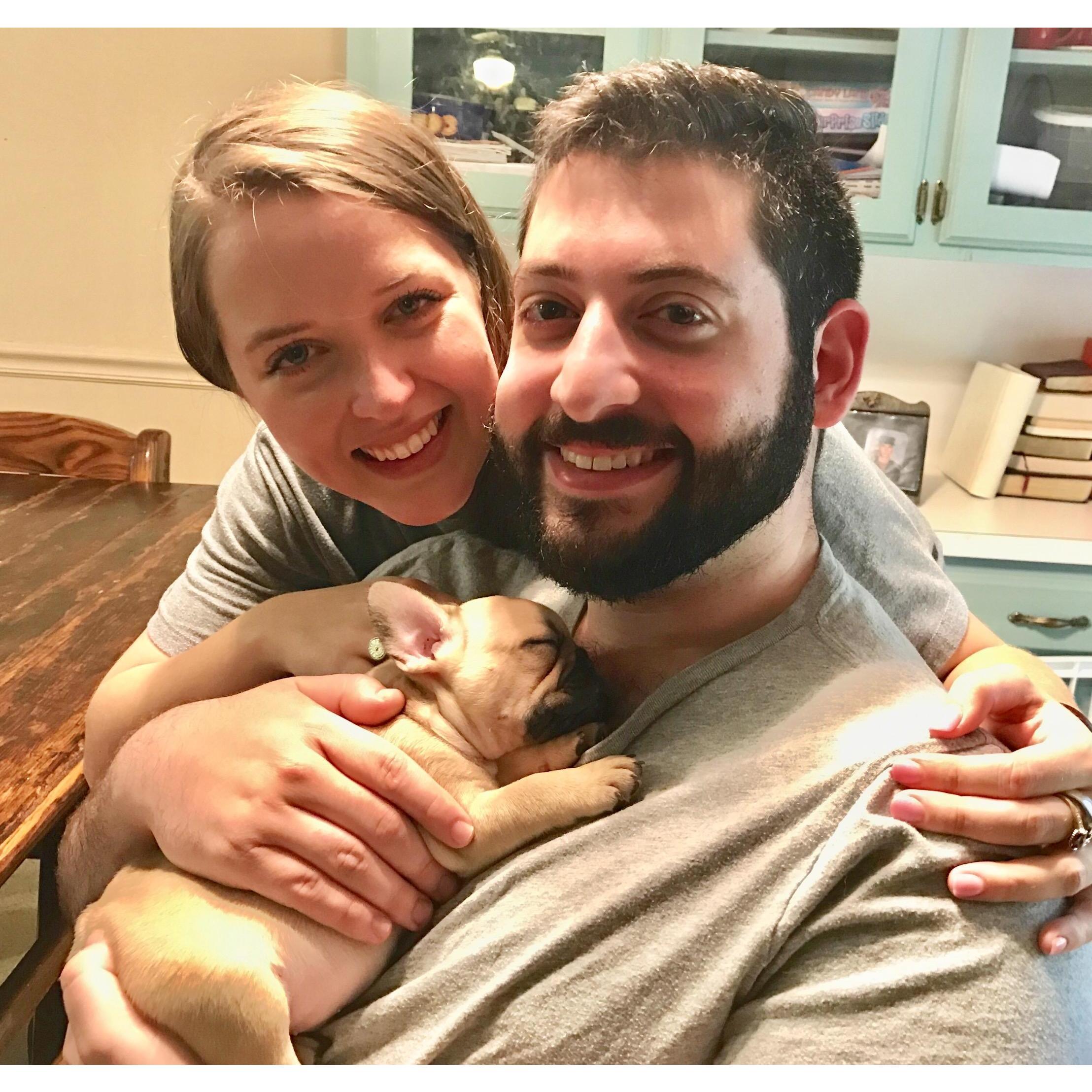 First time we met our fur baby Neville