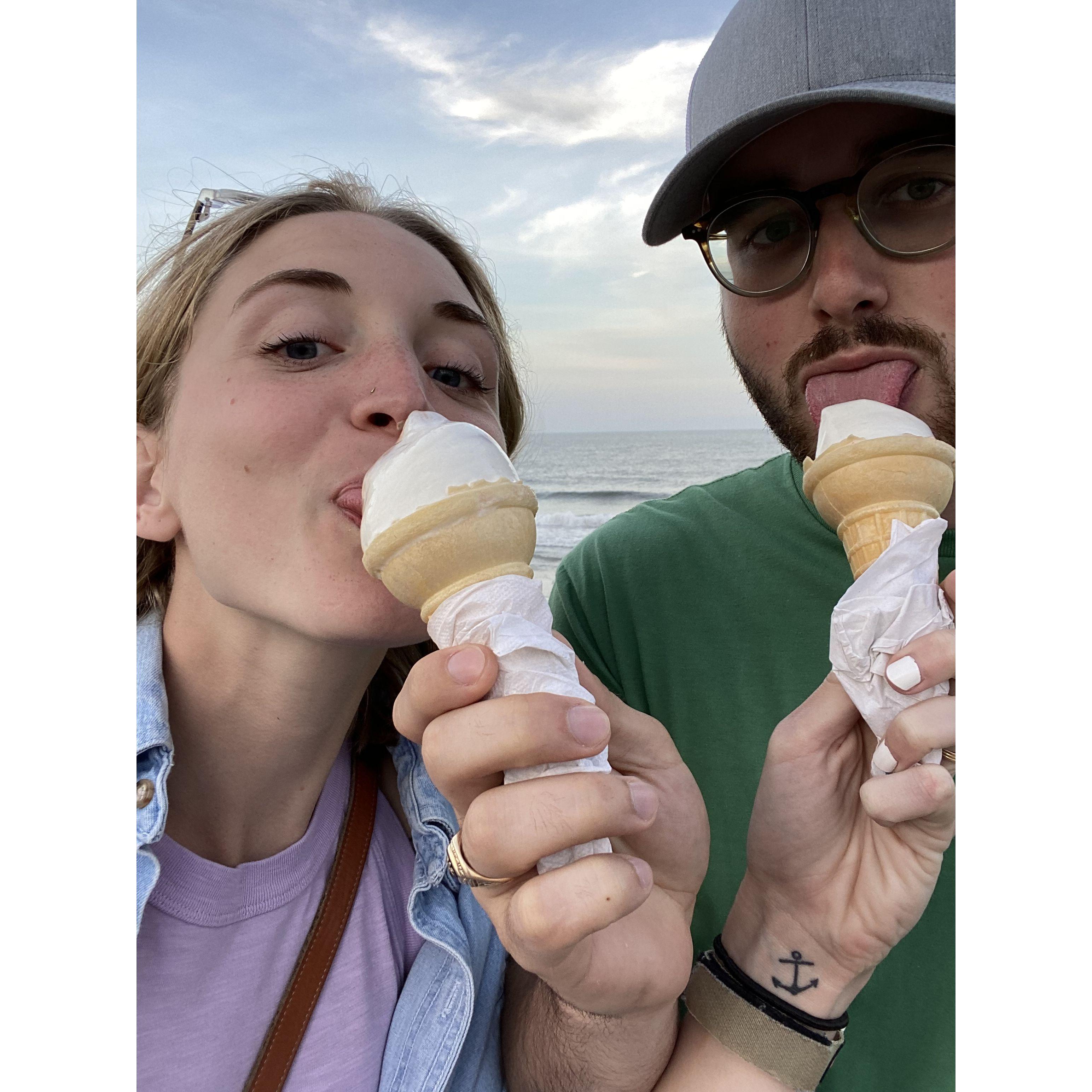 We like ice cream.