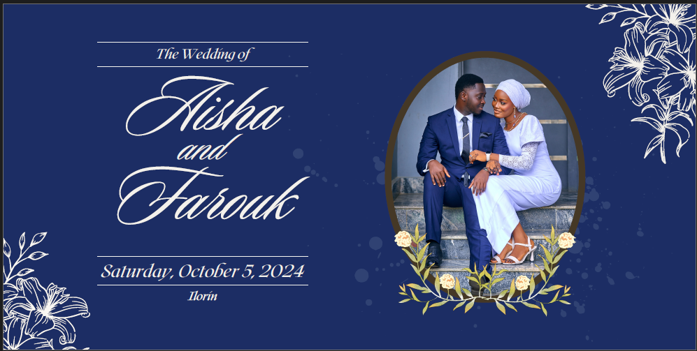 The Wedding Website of Aisha Mustapha and Farouk Jaji