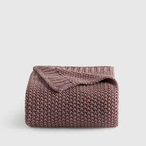Cotton Fisherman Throw in Fig