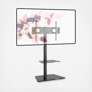Floor TV Stand Mount for 37"-72" TVs