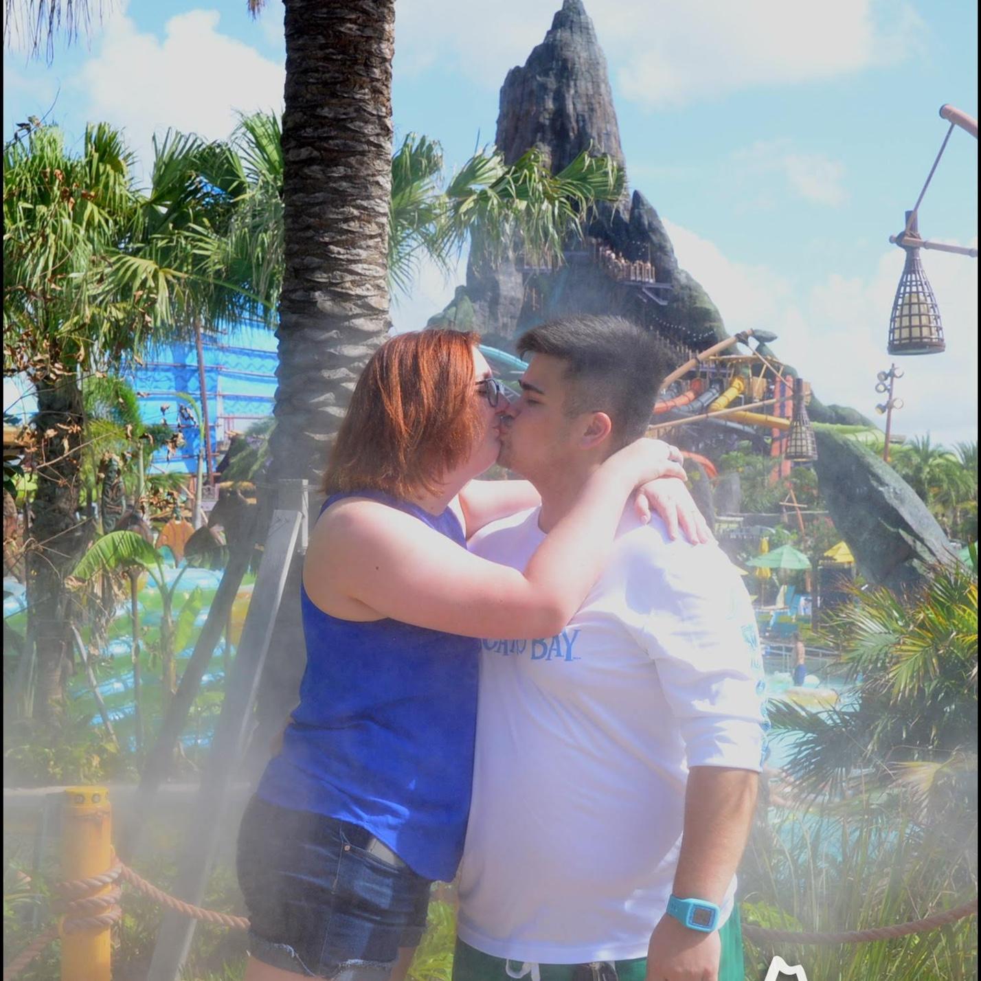 Celebrated an anniversary at Volcano Bay