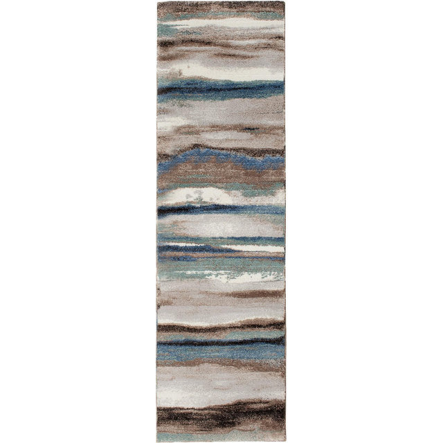 Mink Home Leisure Bay Dusk 2'3" x 7'7" Runner Area Rug