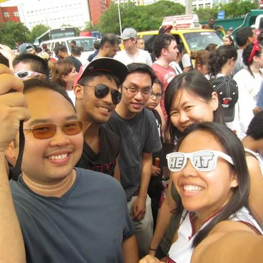 First Time we met! 2012 Miami Heat Championship Parade