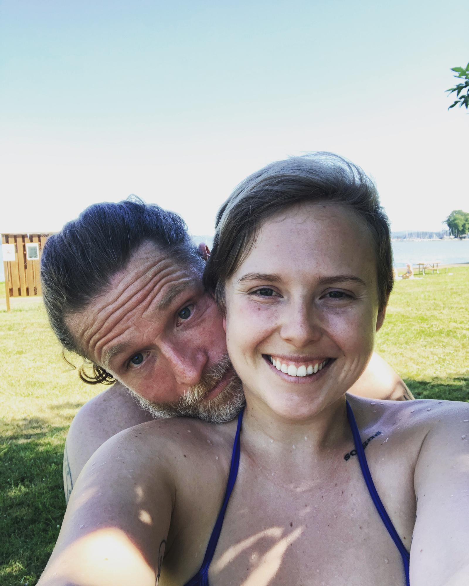 Our first photos together and still one of our favorite
