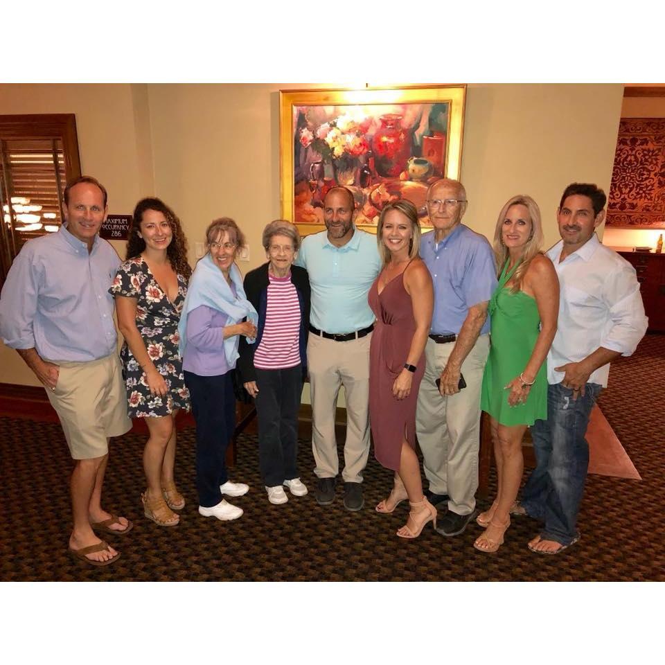 The Martin family celebrating Michael