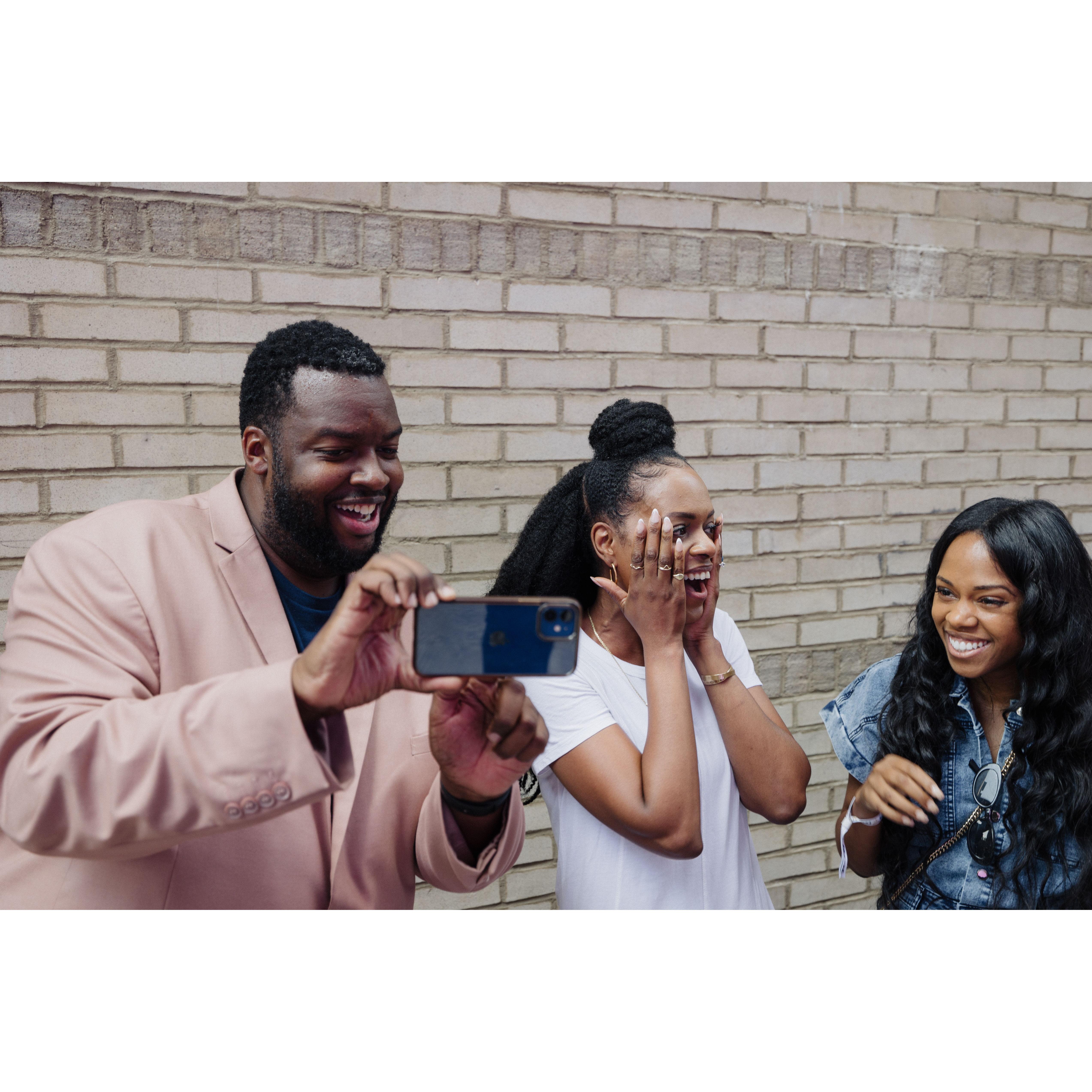 Our people from around the world were in on the surprise! ❤️