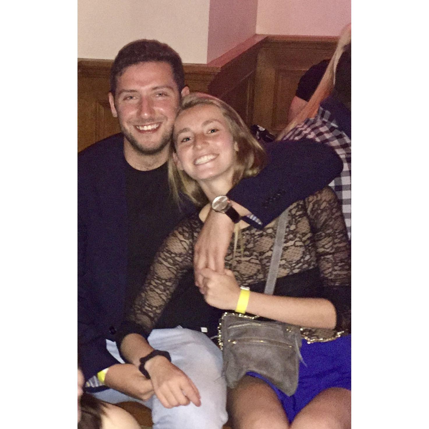 During our senior year, we went to date parties.