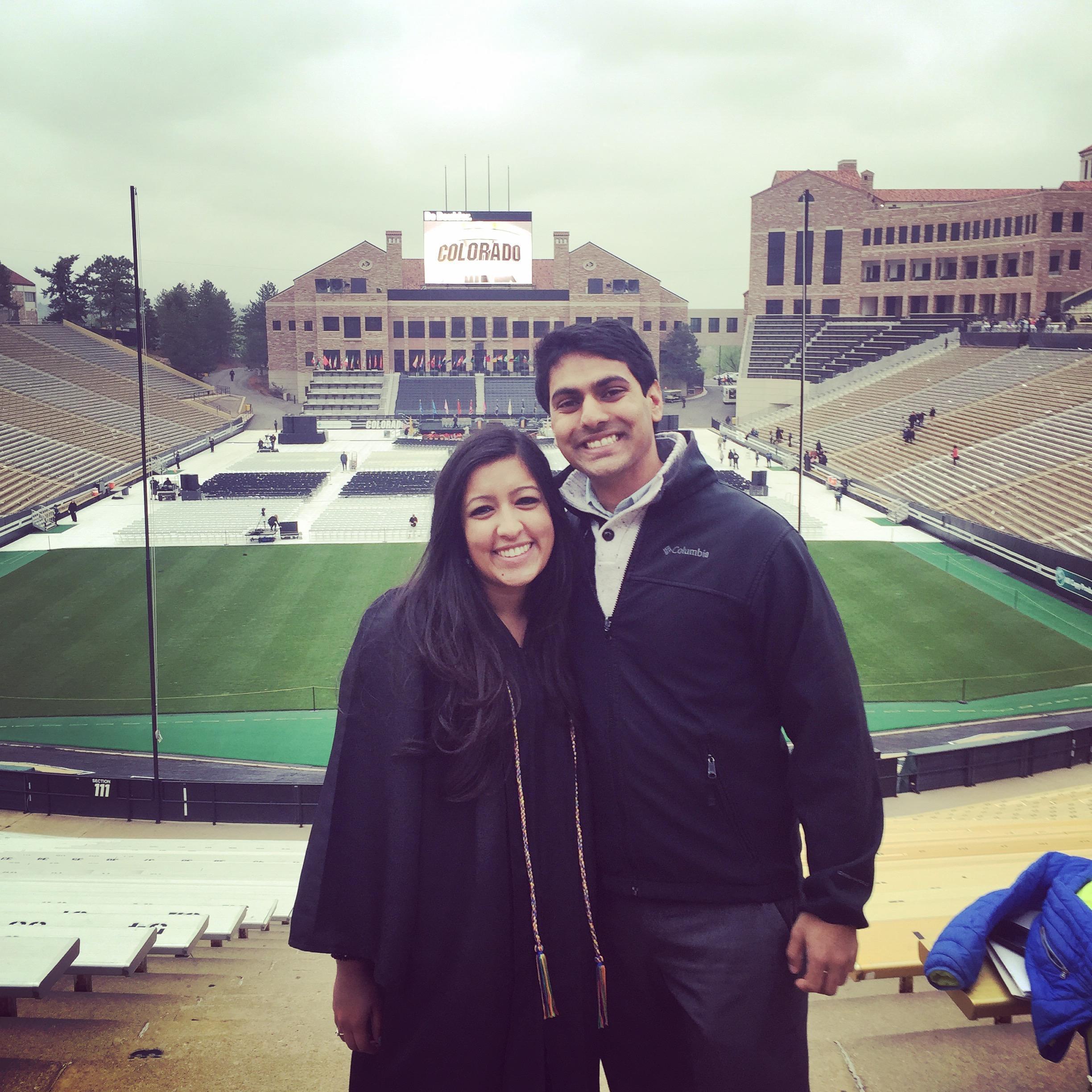 Shalini's college graduation