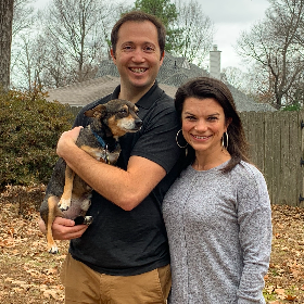 Our family of three.