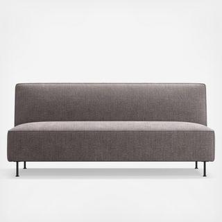 Strom Modern Armless Loveseat