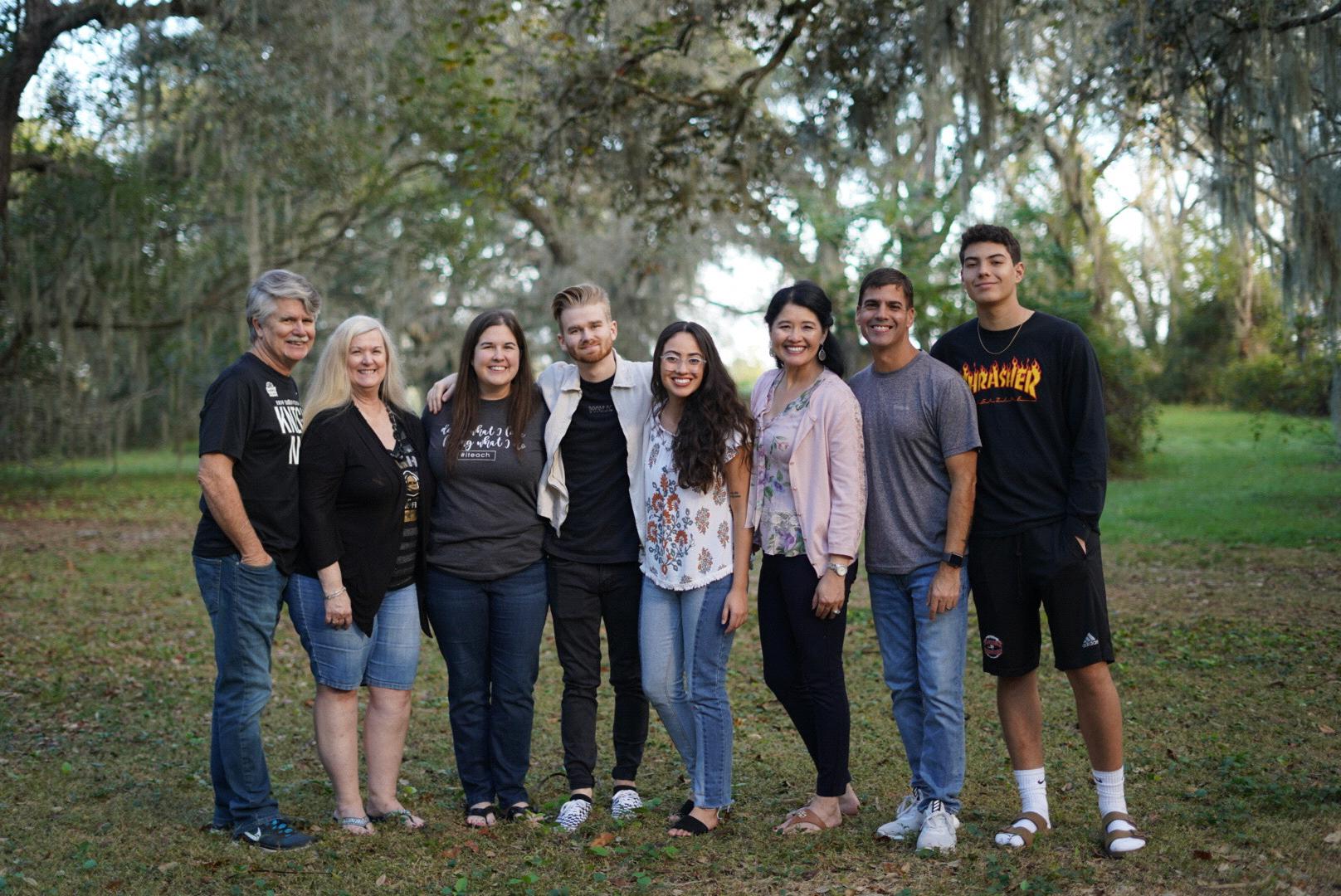 Thanksgiving 2018 - Our families met for the first time. One of the most special days.
