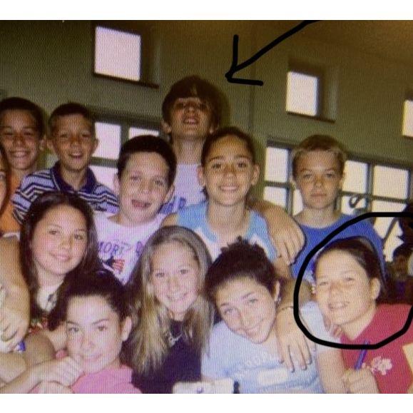 Where it all began, 6th Grade, Wall Intermediate School 2003 (circled is Jillian and arrow to Frank. Keep your eyes peeled, you will also find the best man & 1 of the bridesmaids!)