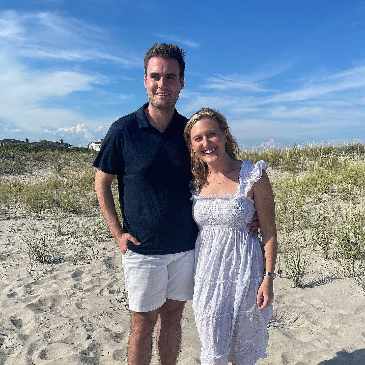 At the beach - our happy place!