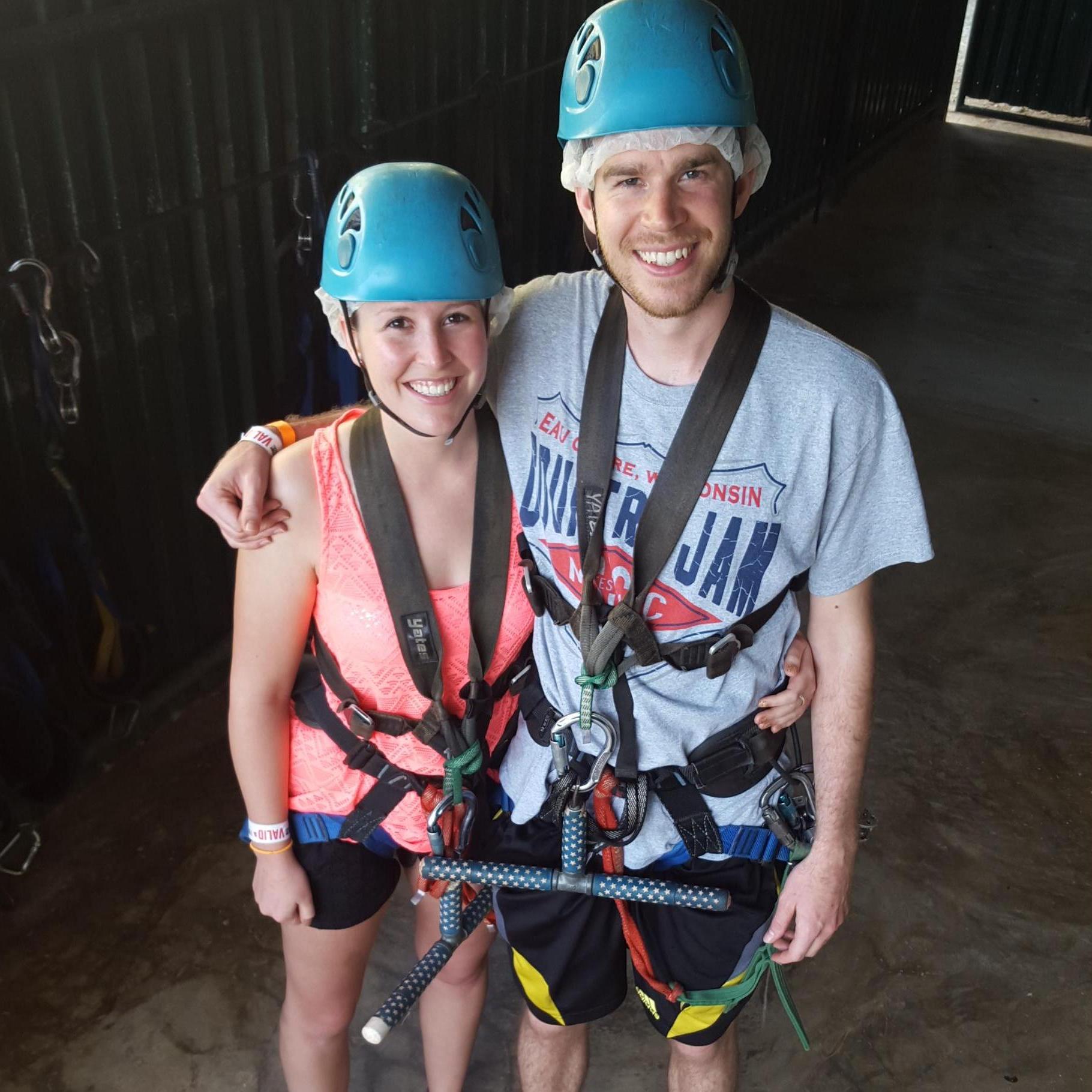 Zip line adventure in Jamaica