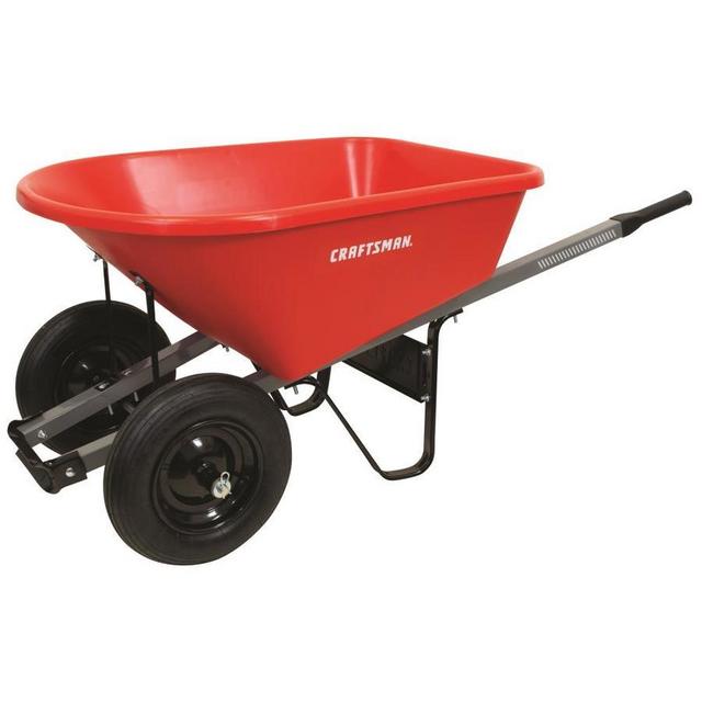 CRAFTSMAN 6-cu ft Poly Wheelbarrow