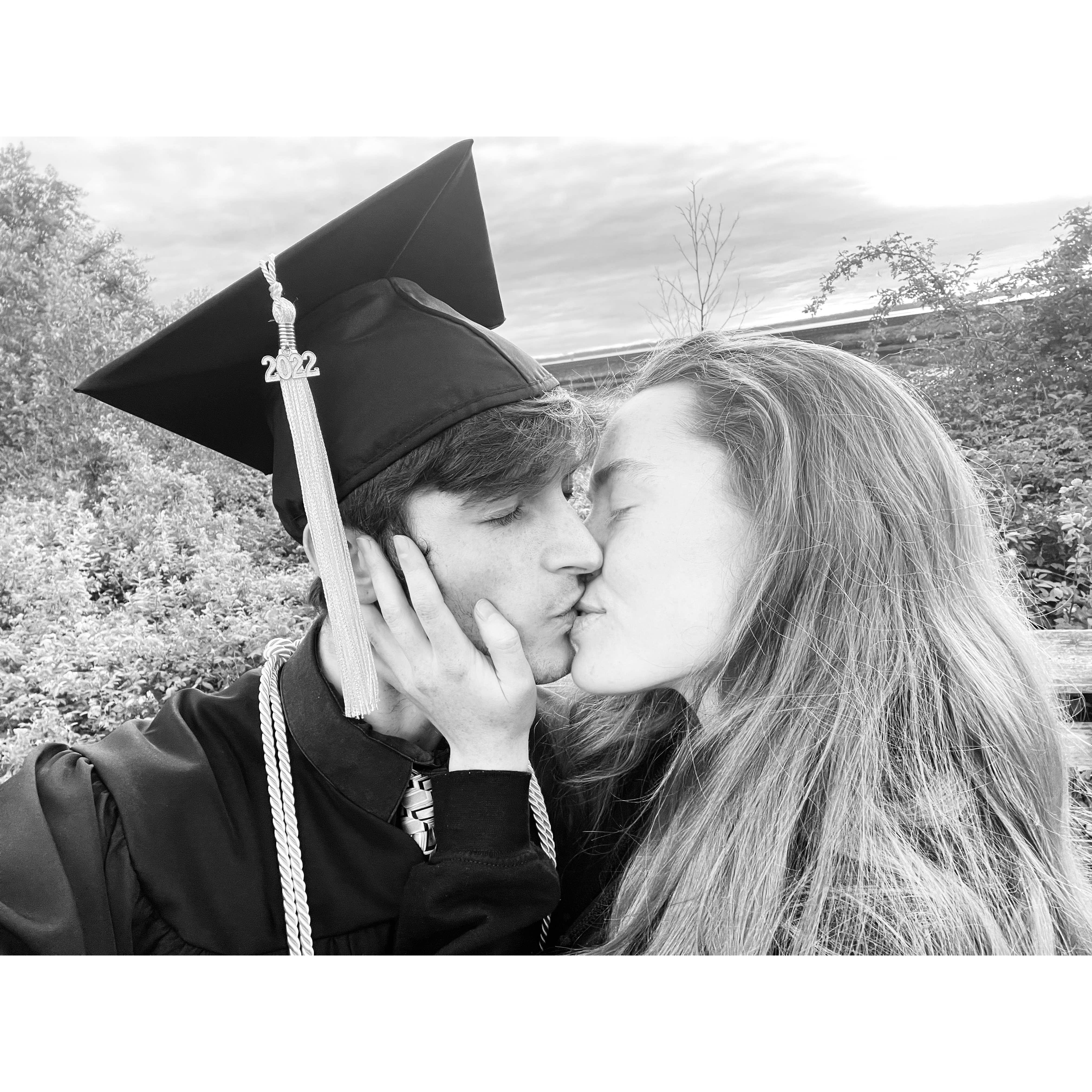 Celebrating Sam's graduation <3