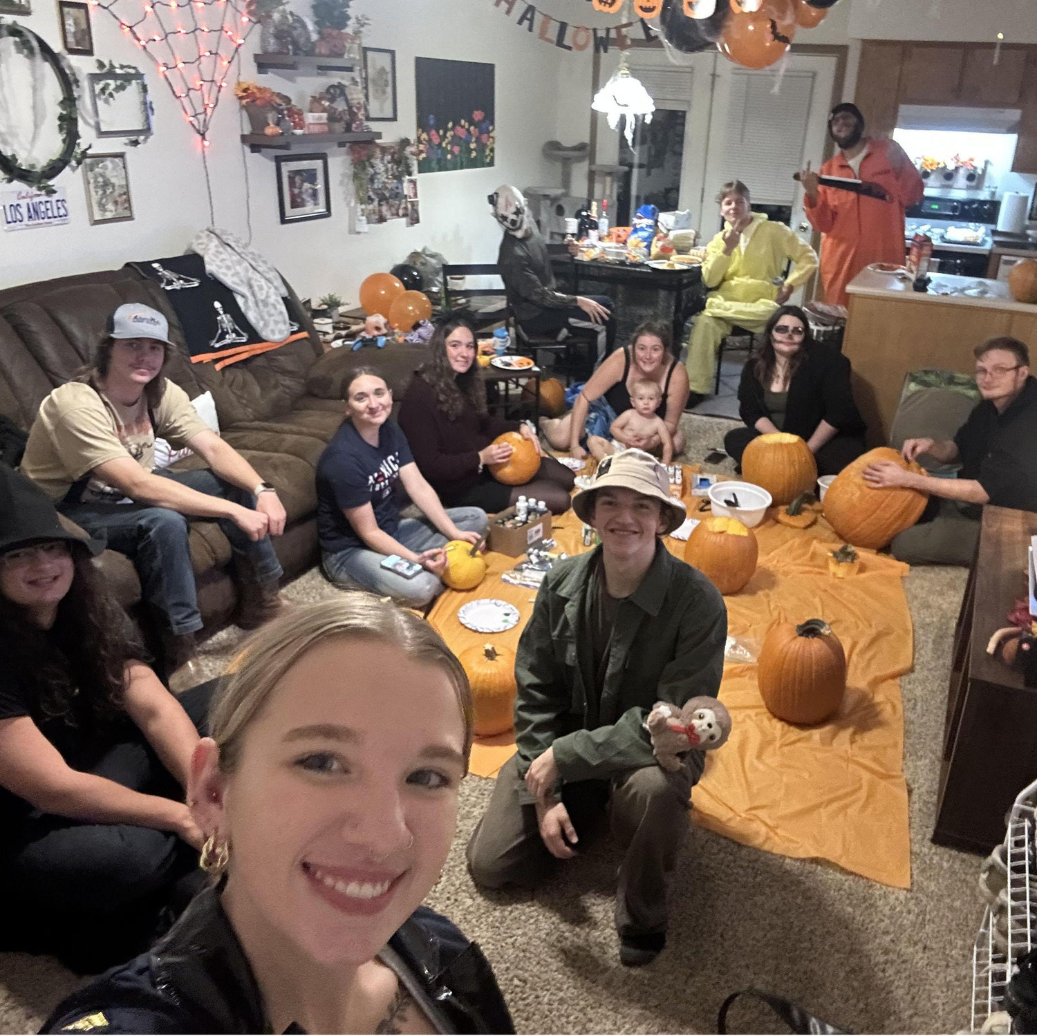 Pumpkin carving party 2024