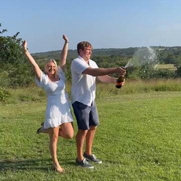 Had to get the celebration on video, here's a photo from it :)
