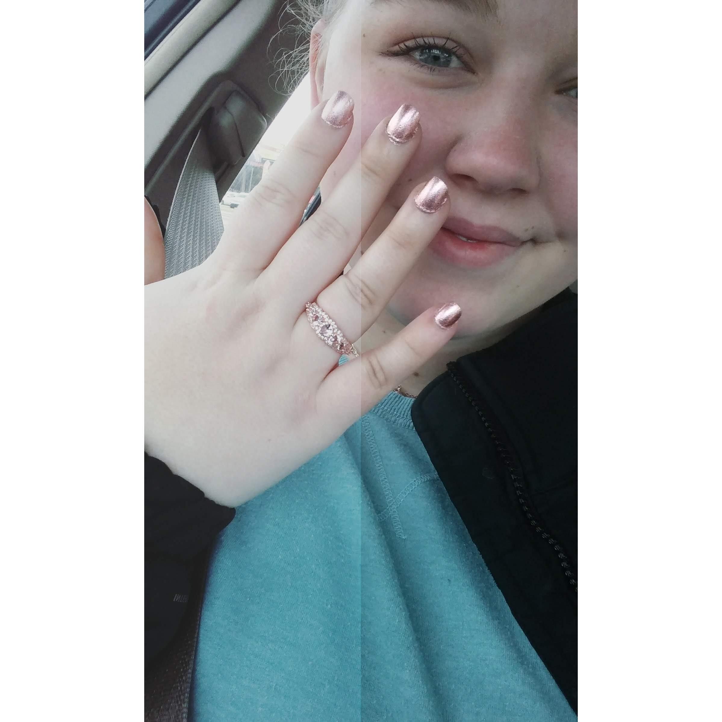 The day we got engaged