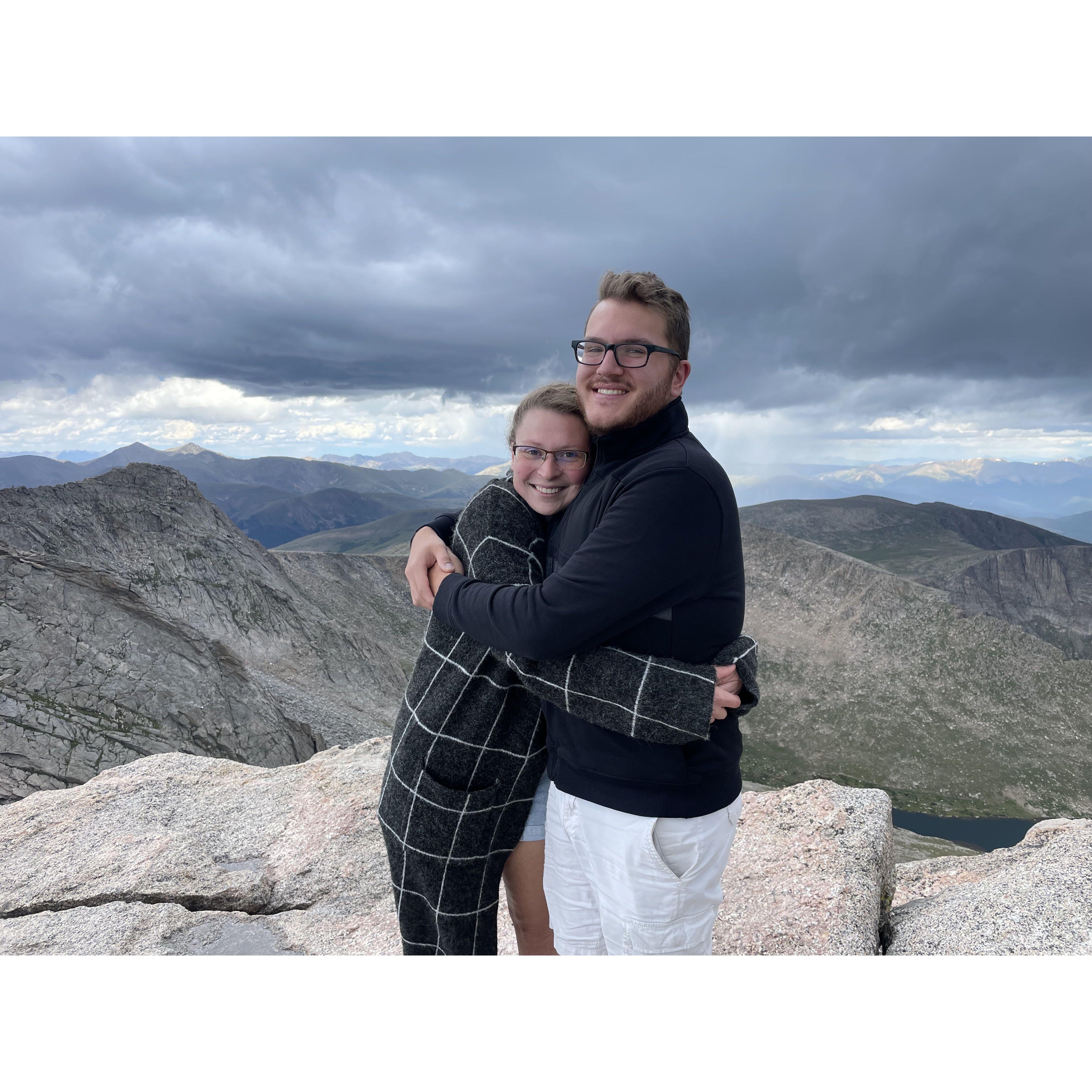 August 14th, 2022: The top of Mount Evans in CO