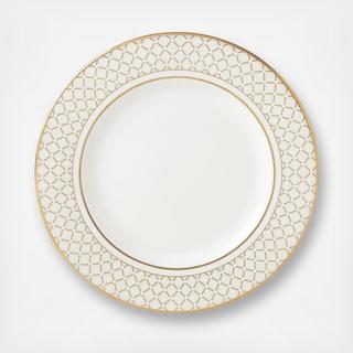 Venetian Lace Gold Salad Plate