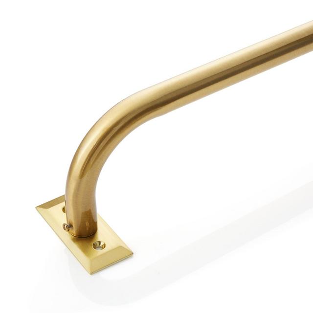 CB Brass Room Darkening Curtain Rod 88"-144"