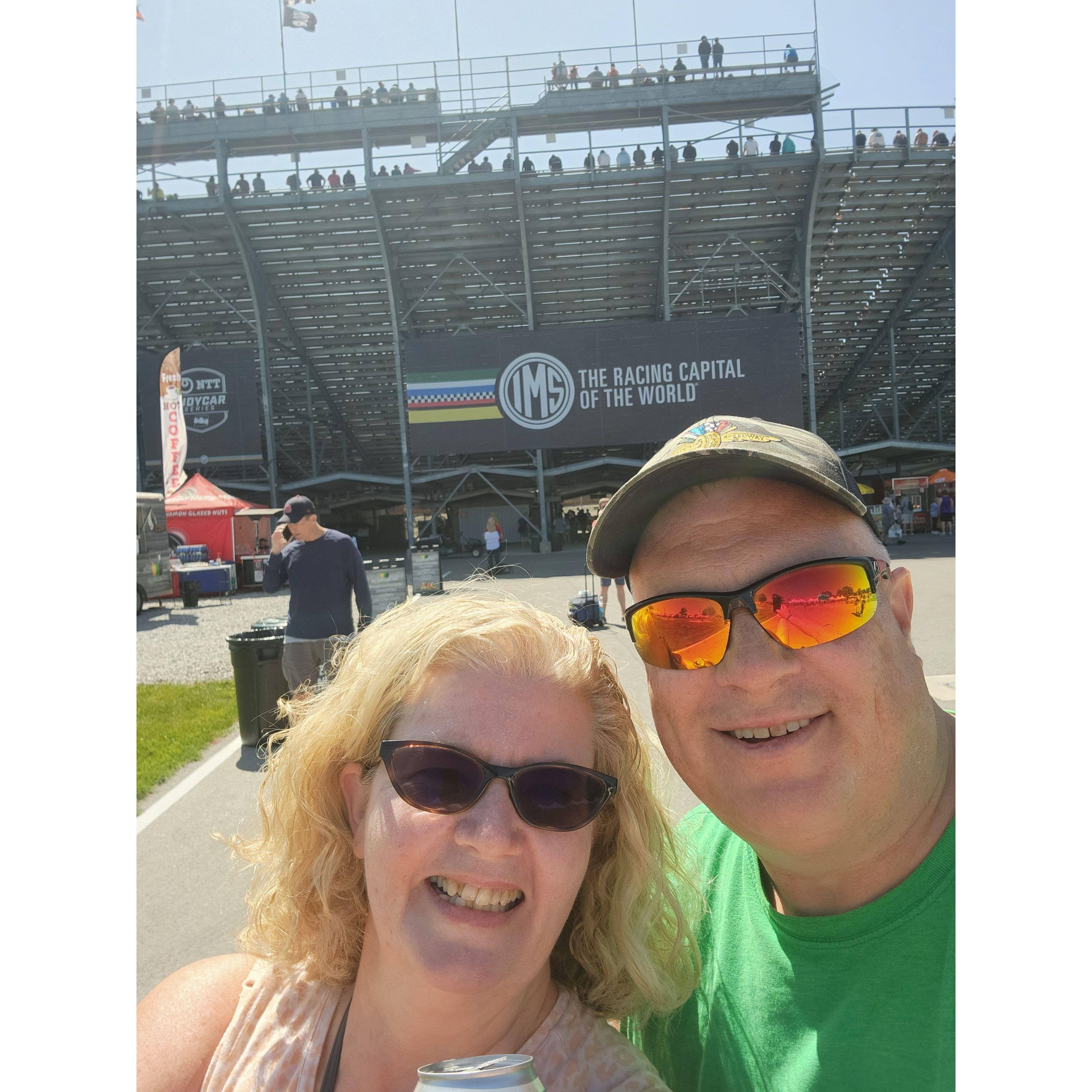 Outside IMS for Carb Day at the Indy 500 - May 2023
