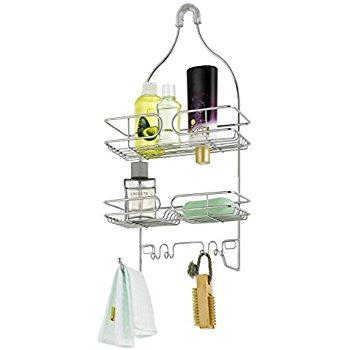 Finnhomy Bathroom Shower Caddy for Shampoo, Conditioner, Soap, Chrome