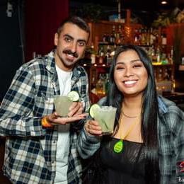 Margarita crawl with friends, the Bar Crawl took this photo, and used it as the cover photo to the event.